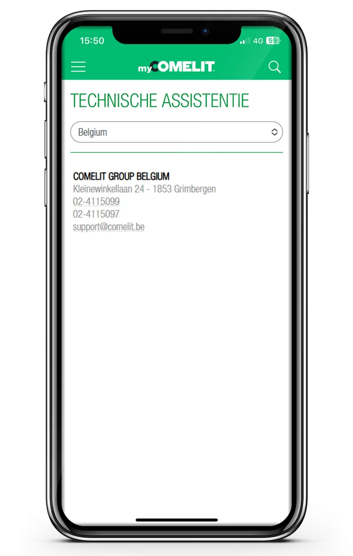 Mycomelit-app-assistentie-be