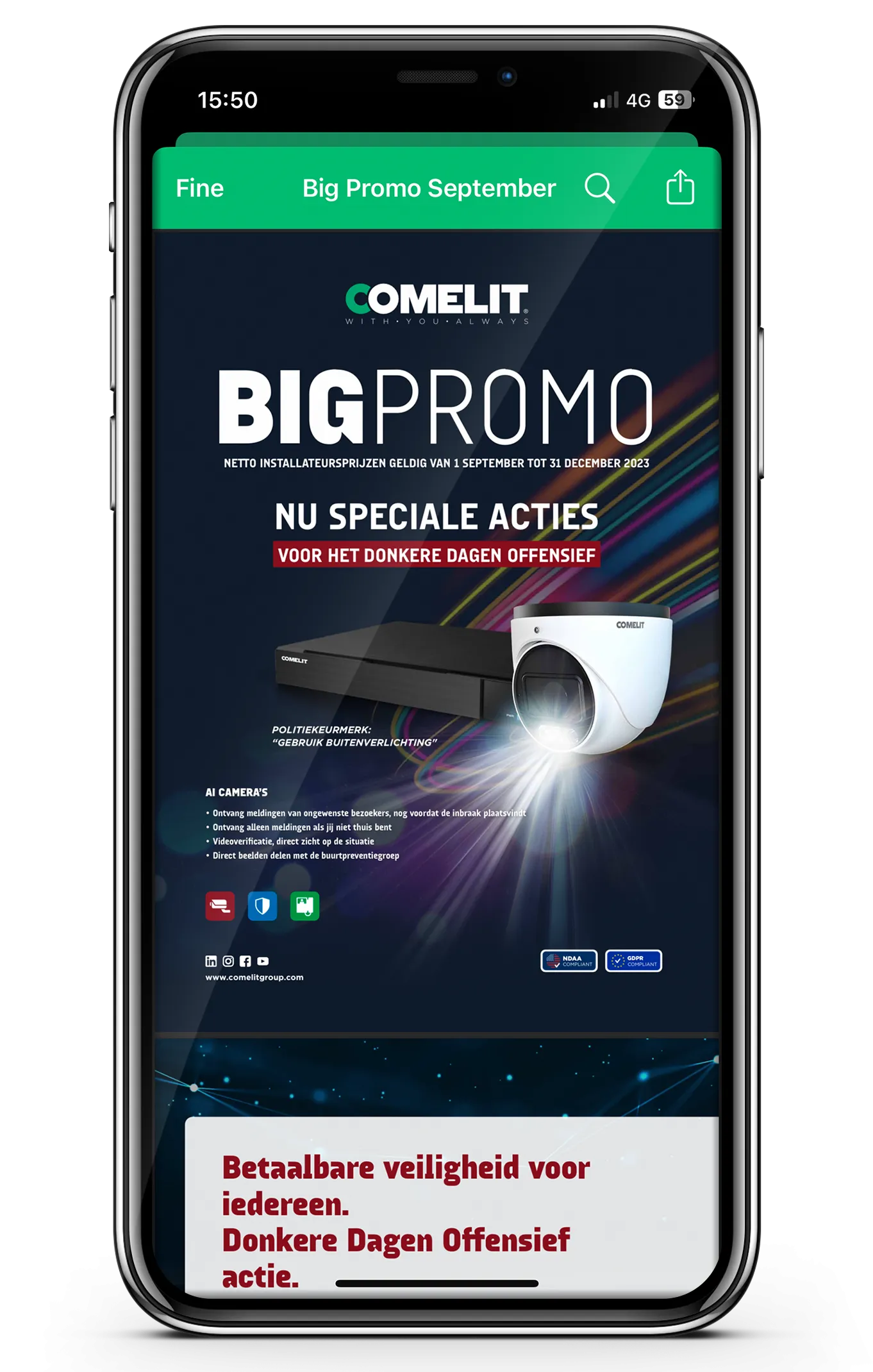 Mycomelit-app-promotie-nl
