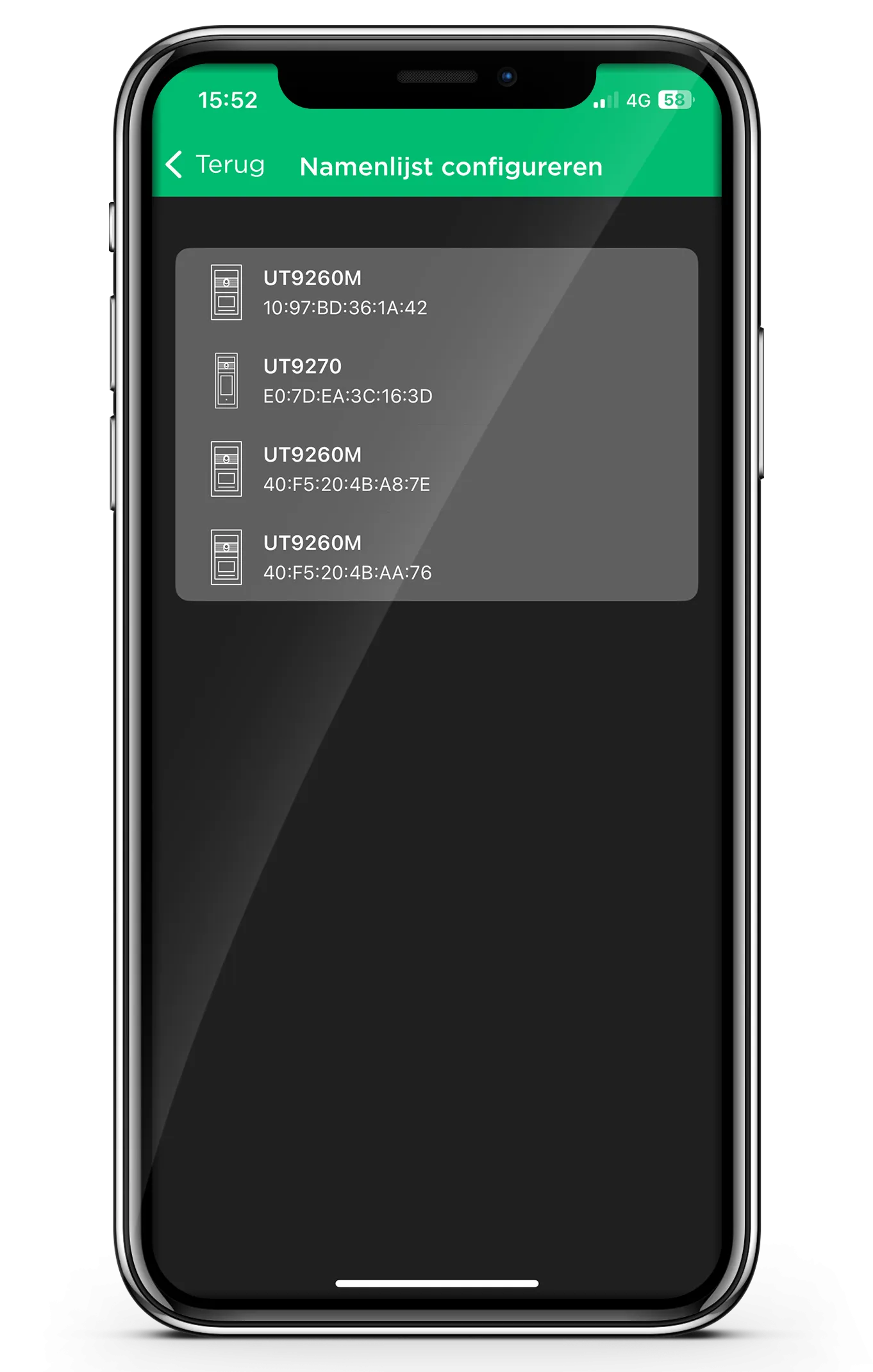 mycomelit-app-Ultra-namenlijst